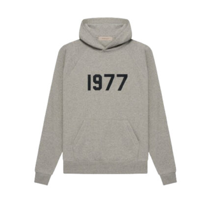 Essentials 1977 Dunkelgrauer Kapuzenpullover
