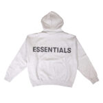 Essentials 3M Logo Pullover Grauer Kapuzenpullover - Image 2